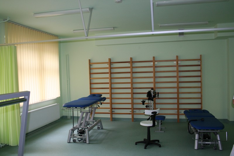 Wyposażenie sali fizykoterapii