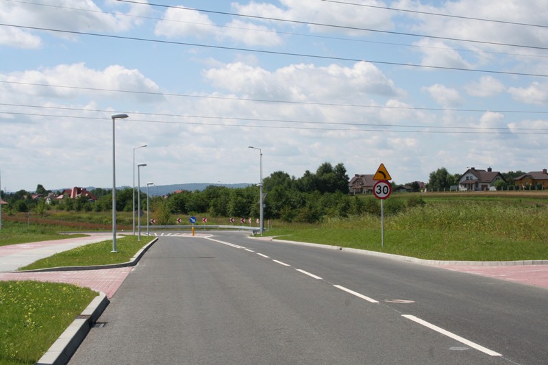 Ulica Przemysłowa po zakończeniu realizacji projektu