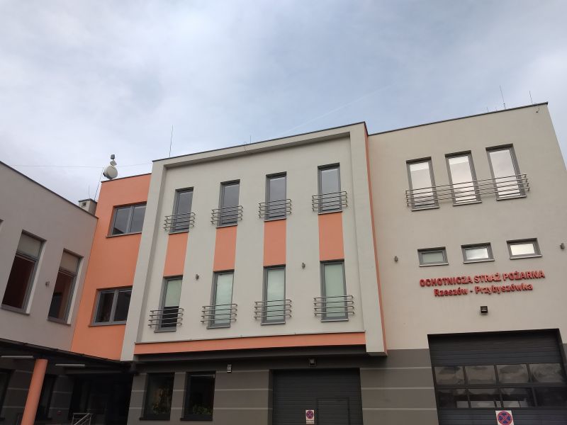 Bryła budynku ODK Przybysz&oacute;wka po przebudowie