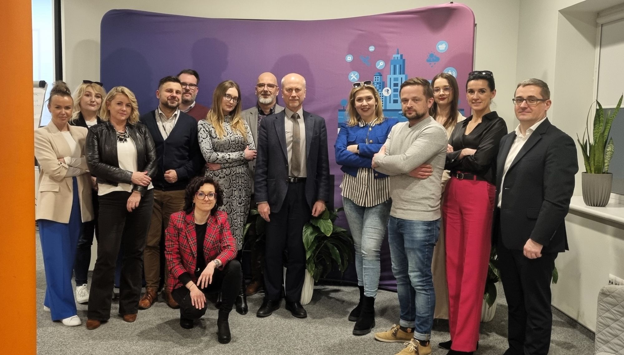 Uczestnicy wydarzenia realizowanego w ramach projektu