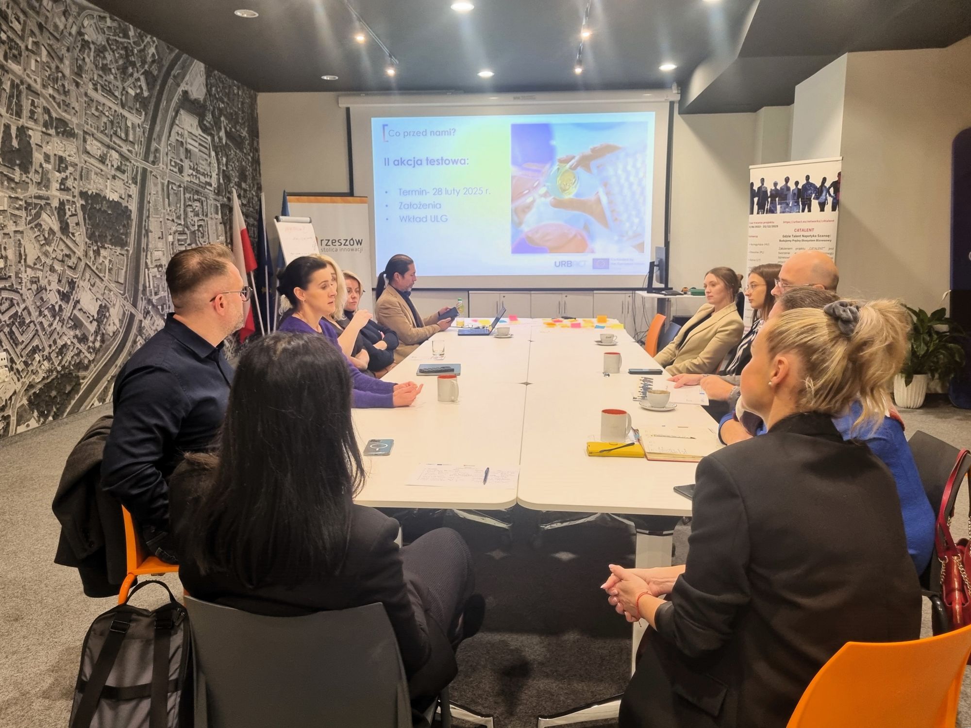 Uczestnicy wydarzenia realizowanego w ramach projektu