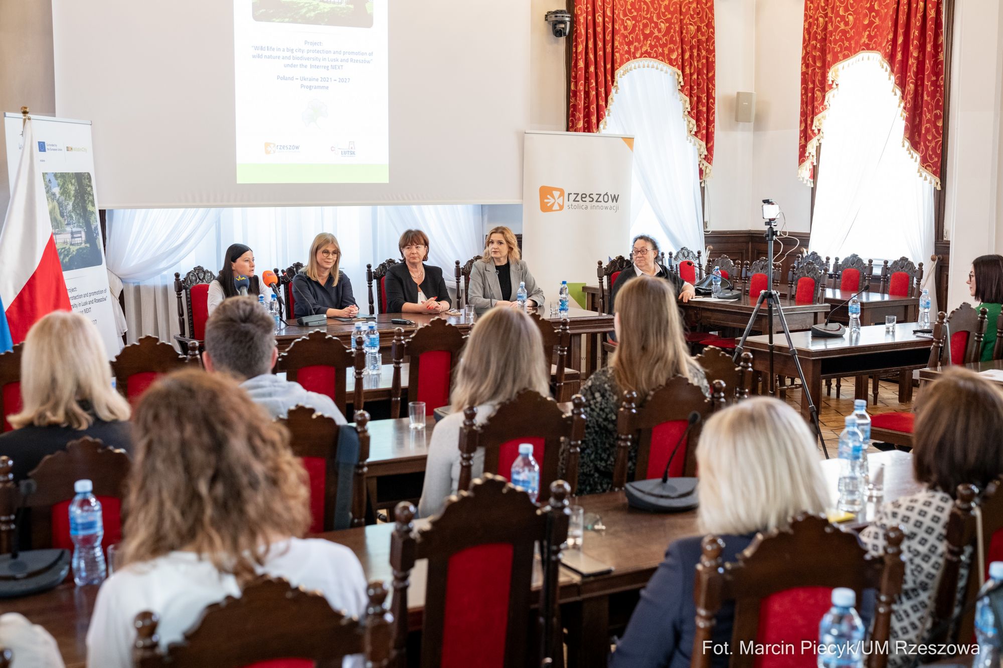 Uczestnicy wydarzenia organizowanego w ramach projektu