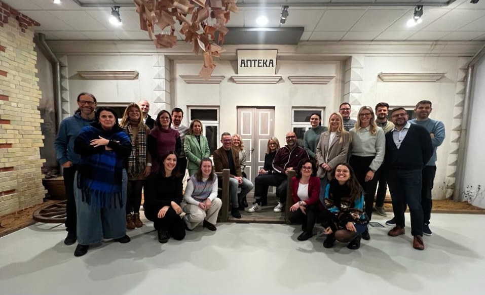 Uczestnicy wydarzenia realizowanego w ramach projektu