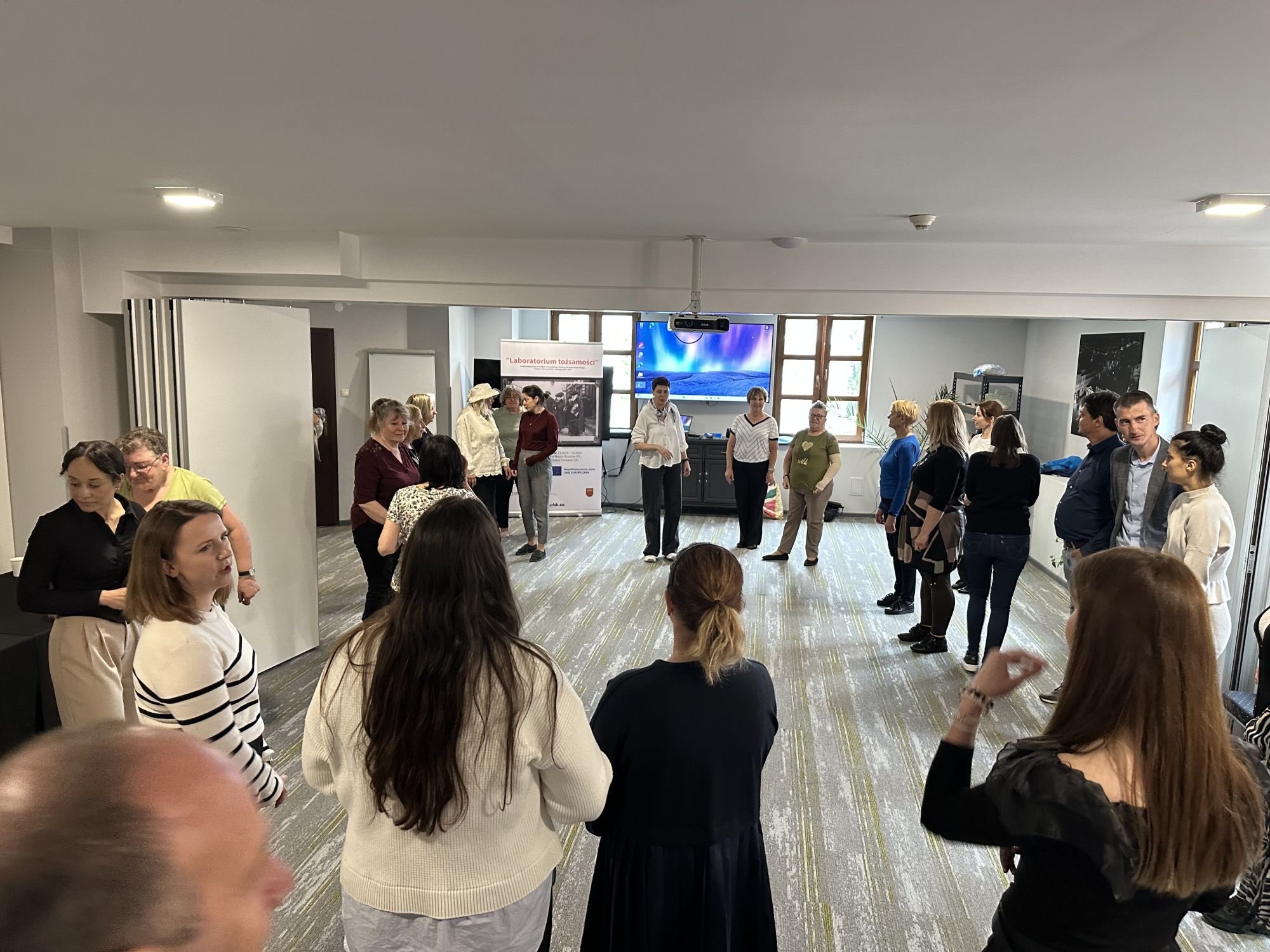 Uczestnicy wydarzenia organizowanego w ramach projektu