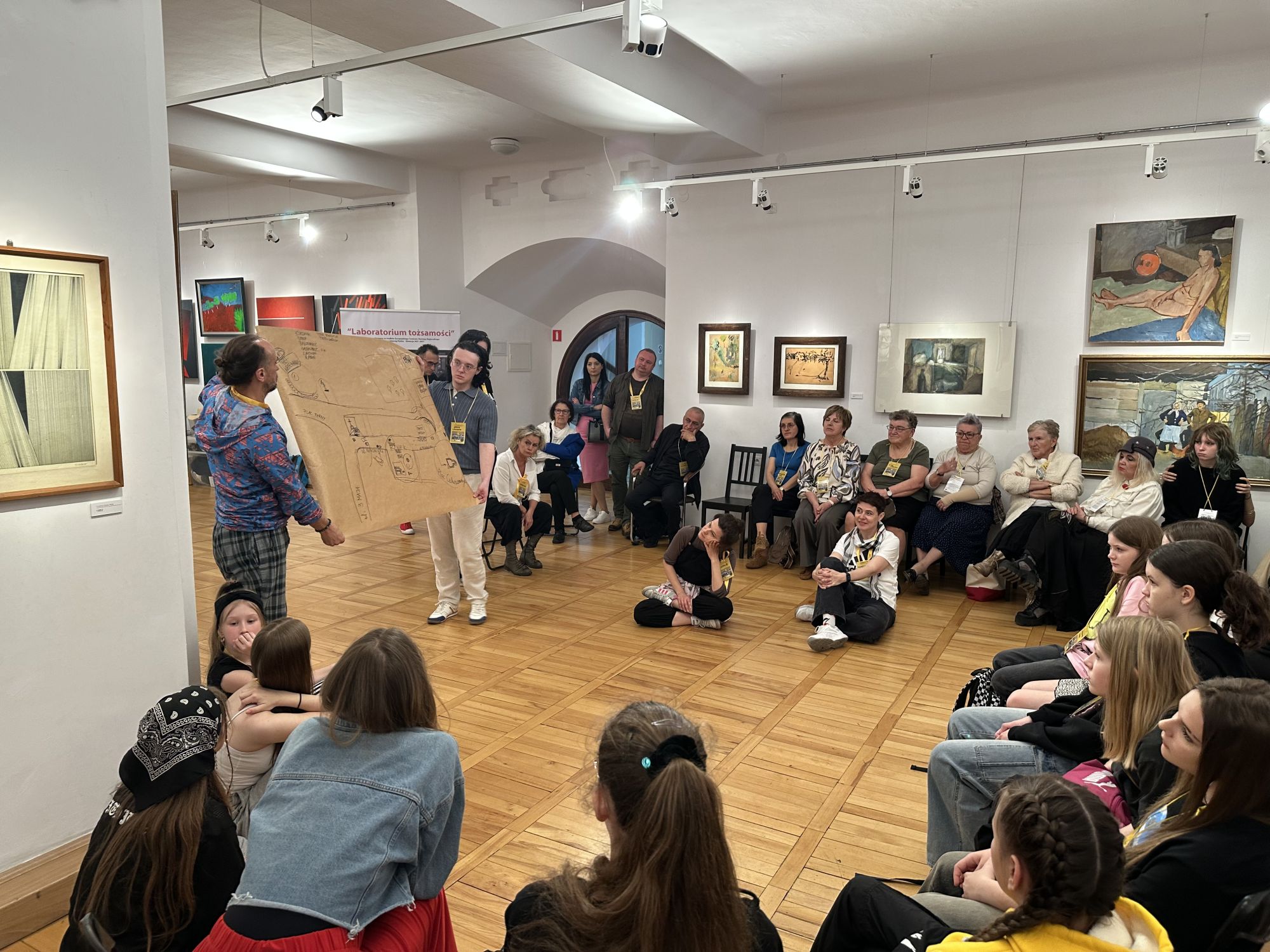 Uczestnicy wydarzenia organizowanego w ramach projektu