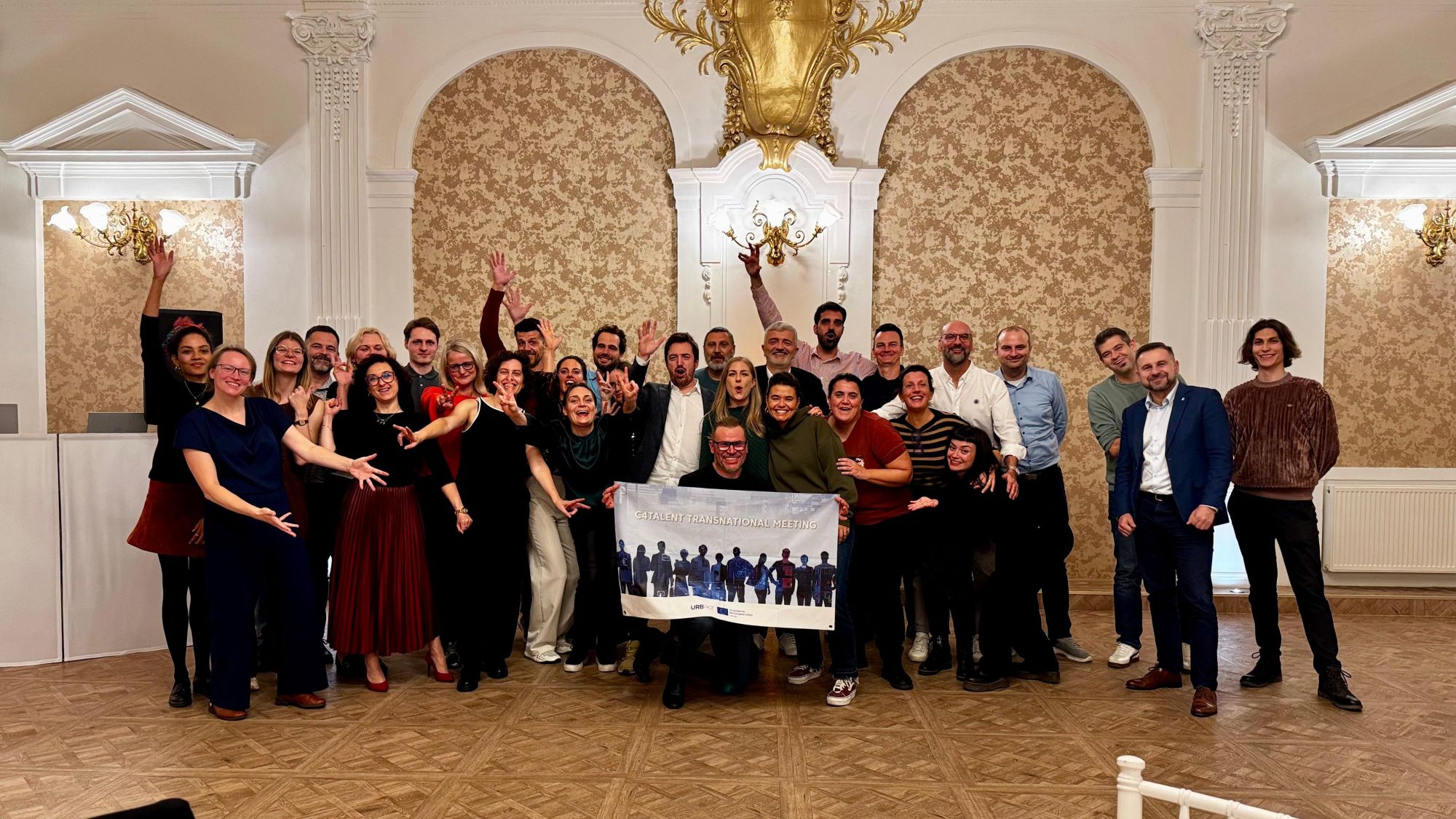 Uczestnicy wydarzenia organizowanego w ramach projektu