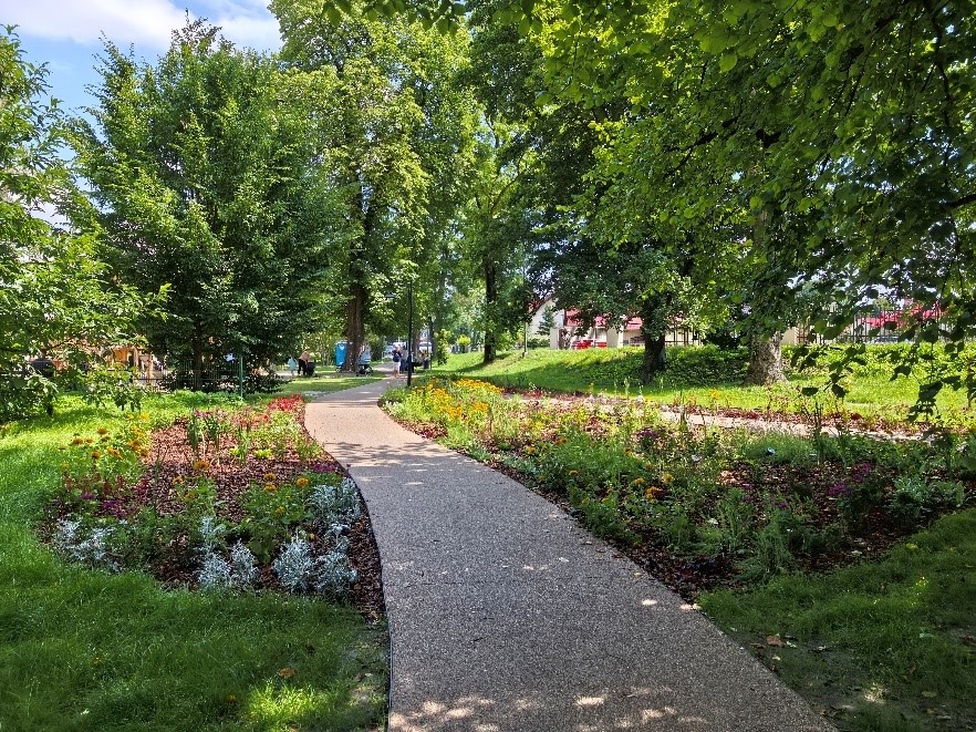 Park Szafera na osiedlu Słocina